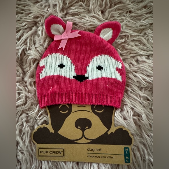 Dog winter bubble coat & dog hat- pink - size L (coat) size M/L (hat) - Picture 7 of 11